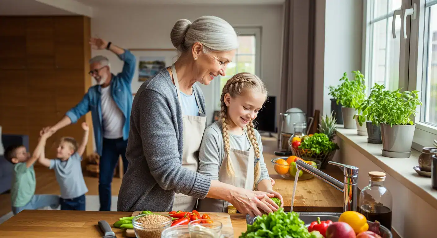 Können Großeltern die Gesundheitsvorsorge ihrer Enkel positiv beeinflussen?
